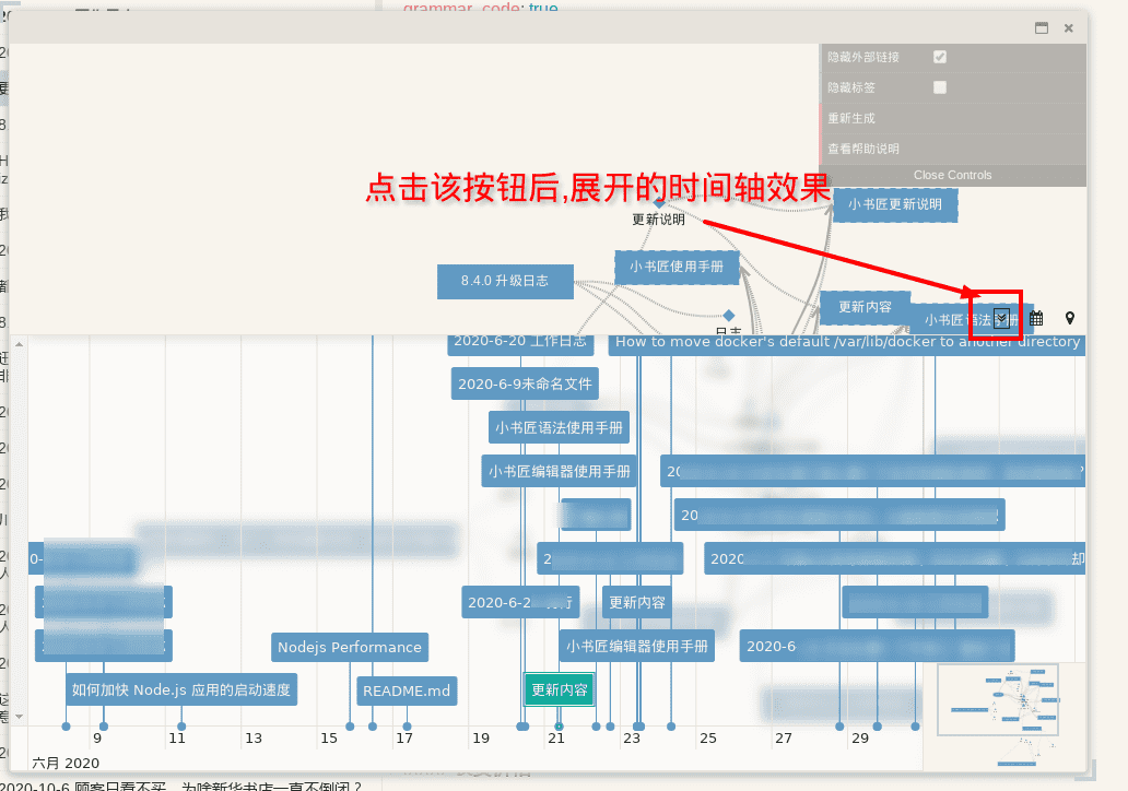 展开时间轴后的效果